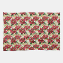 Holiday Poinsettia Geschirrtuch