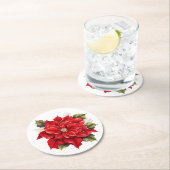 Holiday Poinsettia Paper Untersetzer (Vor Ort)