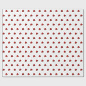 Holiday Poinsettia Pattern Geschenkpapier (Flach)