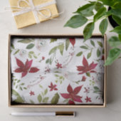 Holiday Poinsettia Winter Seidenpapier (Geschenk)