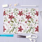 Holiday Poinsettia Winter Seidenpapier (Handwerk)