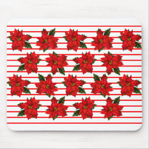 Holiday Poinsettias Mousepad