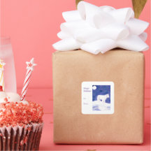 Holiday Polar Bear Aufkleber