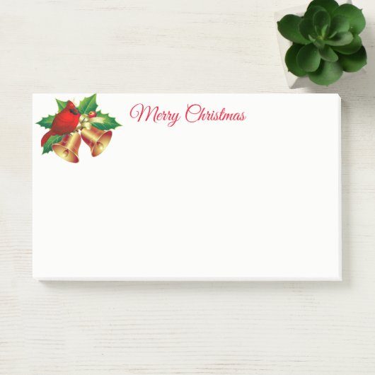 Holiday Post it Notes-Red Kardinal Post-it Klebezettel (Büro)