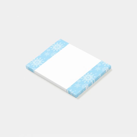 Holiday Post it Notes-Snowflakes Post-it Klebezettel (angewinkelt)