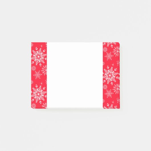 Holiday Post it Notes-Snowflakes Post-it Klebezettel (Vorderseite)