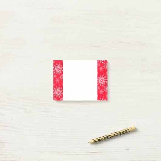 Holiday Post it Notes-Snowflakes Post-it Klebezettel (Auf Schreibtisch)