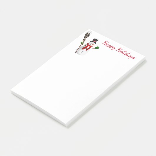 Holiday Post-it-Notes-Snowman Post-it Klebezettel (angewinkelt)