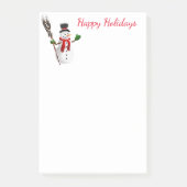Holiday Post-it-Notes-Snowman Post-it Klebezettel (Vorderseite)