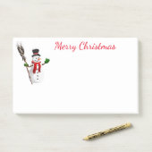 Holiday Post-it-Notes-Snowman Post-it Klebezettel (Auf Schreibtisch)