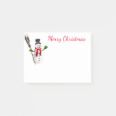 Holiday Post-it-Notes-Snowman Post-it Klebezettel (Vorderseite)