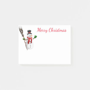 Holiday Post-it-Notes-Snowman Post-it Klebezettel