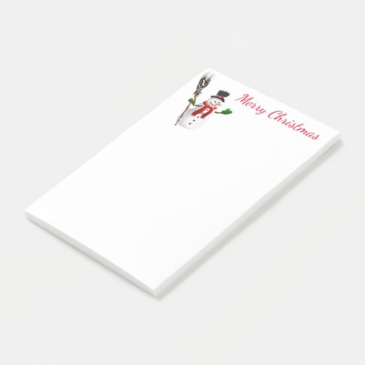 Holiday Post-it-Notes-Snowman Post-it Klebezettel (angewinkelt)