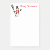 Holiday Post-it-Notes-Snowman Post-it Klebezettel (Vorderseite)