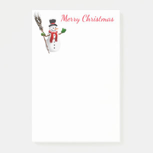 Holiday Post-it-Notes-Snowman Post-it Klebezettel