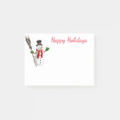 Holiday Post-it-Notes-Snowman Post-it Klebezettel (Vorderseite)