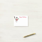 Holiday Post-it-Notes-Snowman Post-it Klebezettel (Auf Schreibtisch)