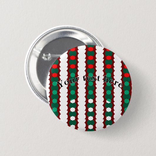 Holiday Postcard Button (Vorne & Hinten)