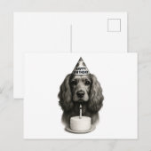 Holiday Postcard Cocker Spaniel Feiertagspostkarte (Vorne/Hinten)