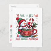 Holiday Postcard Feiertagspostkarte (Vorne/Hinten)