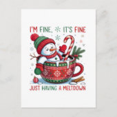 Holiday Postcard Feiertagspostkarte (Vorderseite)