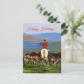 Holiday Postcard Feiertagspostkarte (Stehend Vorderseite)