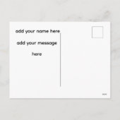 Holiday Postcard Feiertagspostkarte (Rückseite)