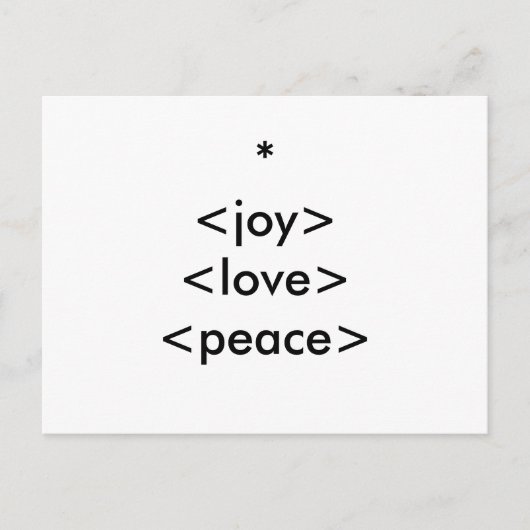 Holiday Postcard Feiertagspostkarte (Vorderseite)