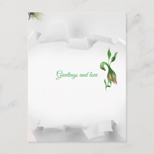 Holiday Postcard Feiertagspostkarte (Vorderseite)