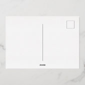 Holiday Pregnancy Ankündigung Foto Collage Weihnac (Rückseite)