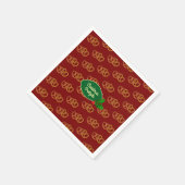 Holiday Pretzel Nibbles - Weihnachts-Party Serviette (Ecke)