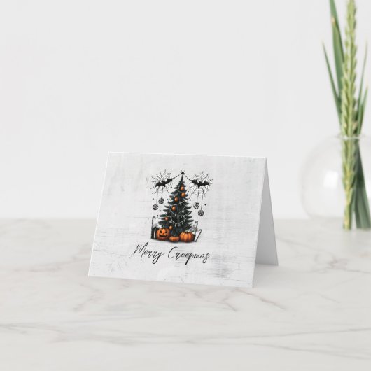 Holiday Pumpkin Tree Karte (Vorderseite)