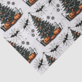 Holiday Pumpkin Tree Seidenpapier (Detail)