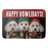 Holiday Pups Badematte (Vorderseite)