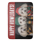 Holiday Pups Badematte (Vorderseite Vertikal)