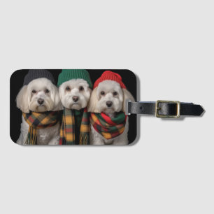 Holiday Pups Gepäckanhänger