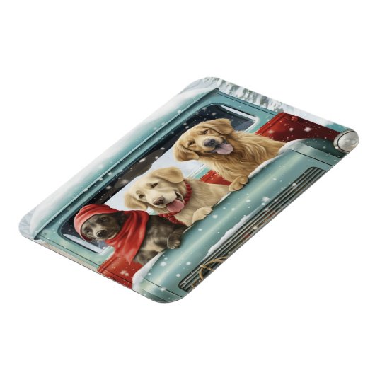 Holiday Pups Magnet (Linke Seite)