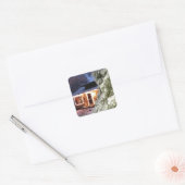 Holiday Quadratischer Aufkleber (Umschlag)