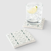 Holiday Quilt Pattern Trivet Steinuntersetzer (Seitenansicht)