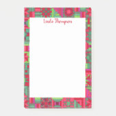 Holiday Quilt Personalisiert Post-it-Notes Post-it Klebezettel (Vorderseite)