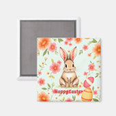 Holiday Rabbit Oster Moderne Sammlung Magnet (Vorderseite/Rückseite)