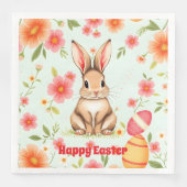 Holiday Rabbit Oster Moderne Sammlung Serviette (Vorderseite)