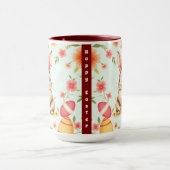 Holiday Rabbit Oster Moderne Sammlung Tasse (Zentrum)
