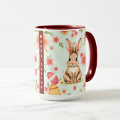 Holiday Rabbit Oster Moderne Sammlung Tasse (VorderseiteRechts)
