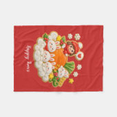 Holiday rabbits fleecedecke (Vorderseite (Horizontal))