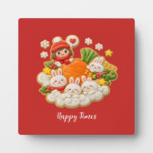 Holiday rabbits fotoplatte (Vorderseite)