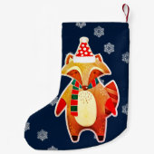 Holiday Raccoon Kleiner Weihnachtsstrumpf (Rückseite)