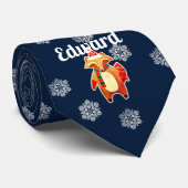 Holiday Raccoon Krawatte (Gerollt)