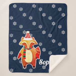 Holiday Raccoon Sherpadecke