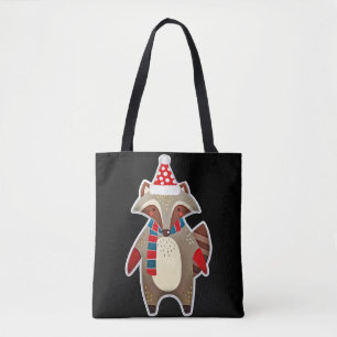 Holiday Raccoon Tasche